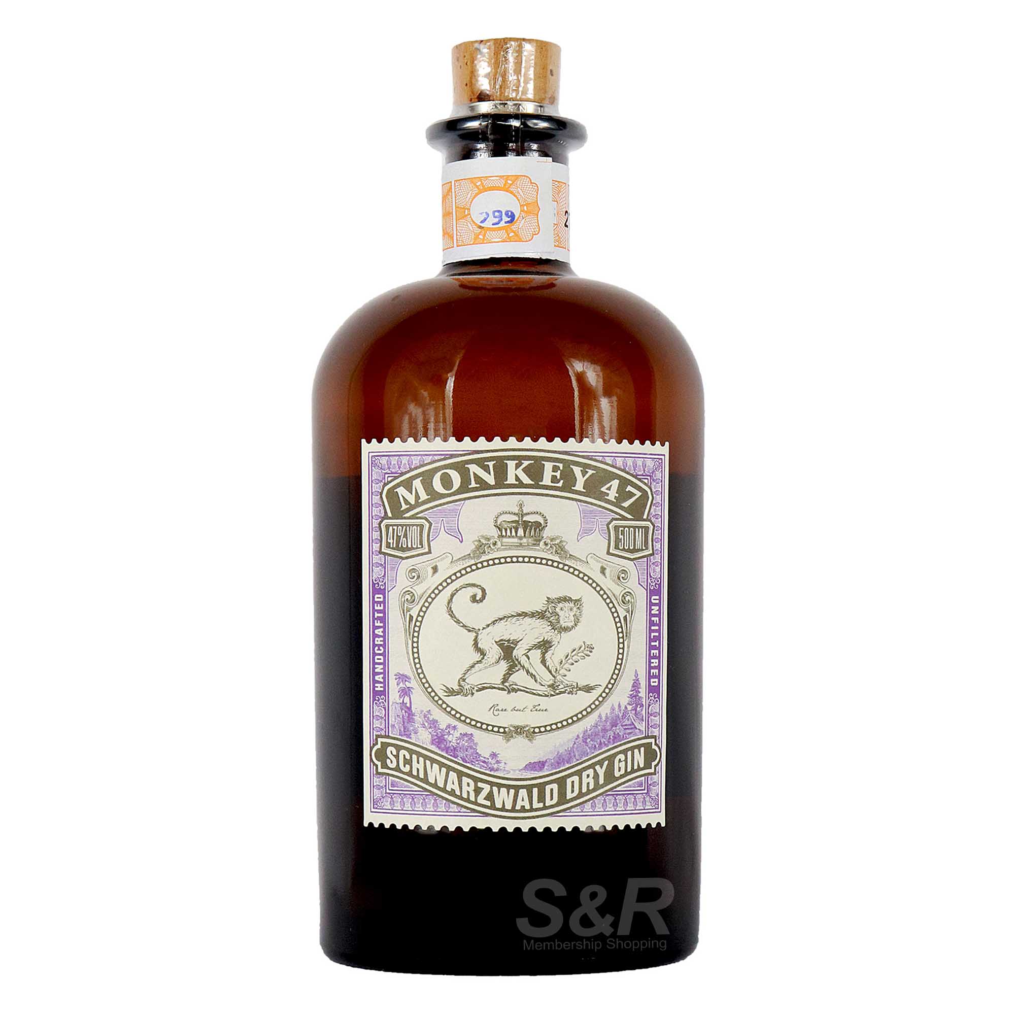 Monkey 47 Schwarzwald Dry Gin 500mL